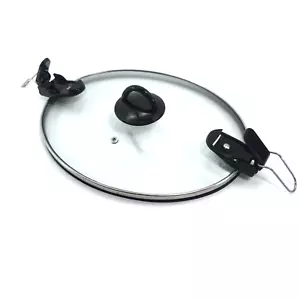 Olla de barro SCCPVL610 SCCPVL600 SC53 12,5" X 9,5" TAPA DE VIDRIO OVALADO SUPERIOR CON CLIPS de bloqueo - Imagen 1 de 13