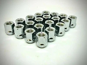Ford Falcon 20 Open End Chrome Wheel Nuts.1/2"UNF x 25mm Tall - Picture 1 of 1