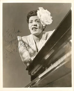 Rare Vintage Billie Holiday Signed Photo - Picture 1 of 2
