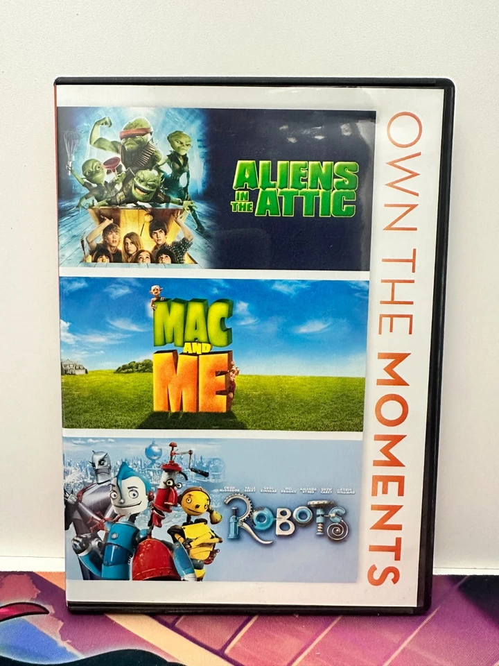 Own the Moments: Mac & Me, Aliens in the Attic, Robots DVD 2012 - Image 1 of 1
