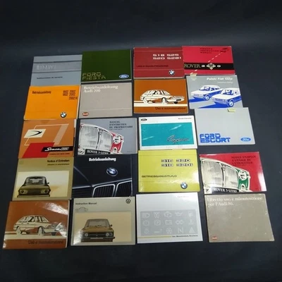 Lotto libretti uso e manutenzione misti Rover, Audi, Volkswagen, BMW. Mediocri - Immagine 1 di 3