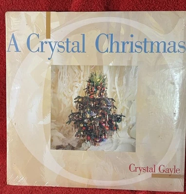 CRYSTAL GAYLE A Crystal Christmas 1986 Vinyl LP Record Album 10 Songs Sealed New - Image 1 of 2