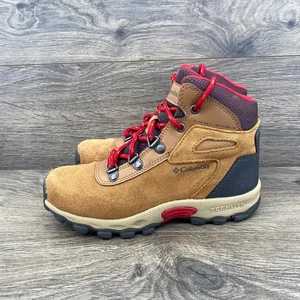 Columbia Newton Ridge Botas de Senderismo Impermeables Amped Unisex para Niños Talla 1 Marrón - Imagen 1 de 12
