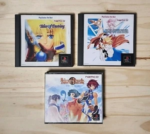 Tales of Destiny, Eternia, Phantasia X3 Video Game PlayStation 1 Japan Import - Picture 1 of 5