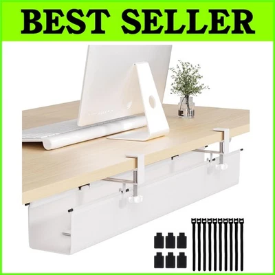 高级电线管理托盘 39.7 英寸 - 易于安装和防尘织物 — 第 1/4 张图片