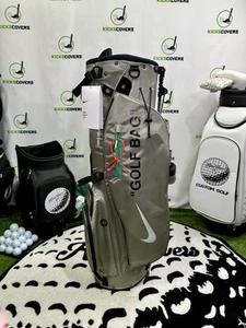 Nike Sport Lite “GOLF BAG” Off-White Inspired Golf Bag W/ Zip Tie Army Green - Picture 1 of 4