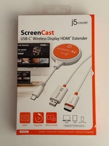 J5create ScreenCast Transmetteur d'affichage sans fil USB-C vers HDMI - Photo 1/2