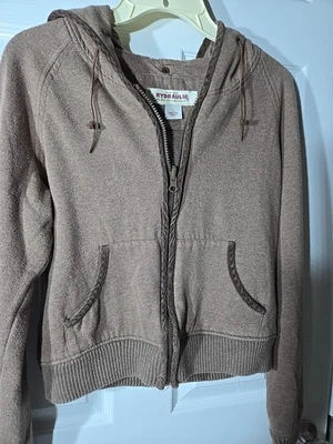 Cotton Hoodie By HYDRAULIC full zip Girls  jacket Sz Large Y2K VTG - Image 1 of 4