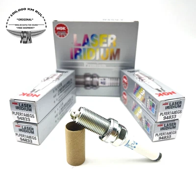 4 NGK Laser Platinum Spark Plug 94833 for  AUDI A4 A4 ALLROAD 2017-2020 2.0T L4 - Image 1 of 3