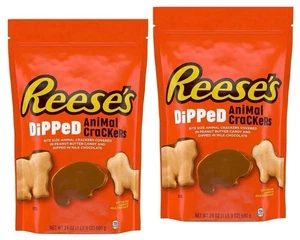 2 Stück - Reese’s Dipped Animal Crackers 24oz BB: 08/2026 - Bild 1 von 7