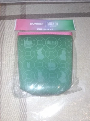  Dunkin’ /wicked For Good Collaboration Cup Sleeve green, limited quantity - Image 1 of 2