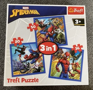 Trefl 3 In 1 Spider-Man Puzzles - Picture 1 of 5