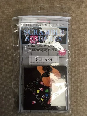 Rompecabezas de 9 piezas de guitarras B Dazzle Scramble Squares Foto 1 de 2