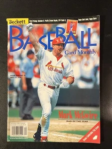 Mark McGwire/Sammy Sosa Dezember 1998 Beckett Baseball monatlich #165 doppelte Hüllen - Bild 1 von 2