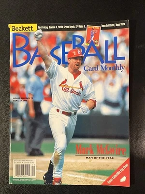 Mark McGwire/Sammy Sosa Dec 1998 Beckett Baseball Monthly #165 Dual Covers - Image 1 of 2