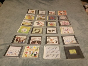 VTG Janome Memory Card Lot Of 24 Design Memory Cards Sewing Machine Embroidery - Picture 1 of 24