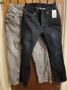 Lot Of 2 Boys Old Navy Denim Jeans Size 10 New With Tags - Picture 1 of 9