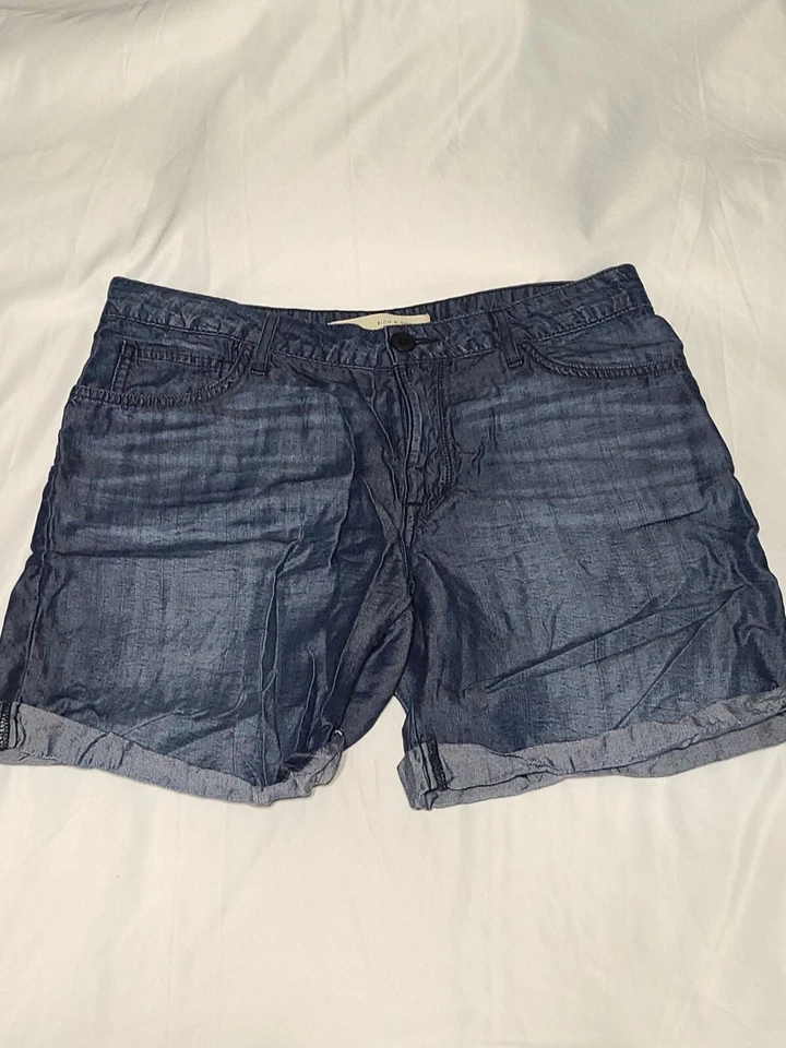 Vaqueros Rich And Skinny Azul Denim Corto Talla 28 con 5 bolsillos Estilo Como Foto 1 de 4