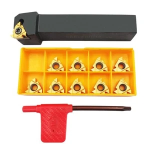 Lathe Tool Threading Insert Turning Holder SER with Indexable Insert 16ER AG60 - Picture 1 of 18