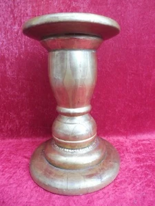 schöne Holzsäule , Holzsockel , Blumentisch ... , 45cm  , Holz vergoldet - Bild 1 von 4