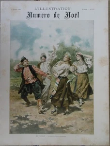 L'Illustration Noël 1894 n° DANSE Opéra théâtre duel Russie Bosnie Russia Dance - Picture 1 of 12