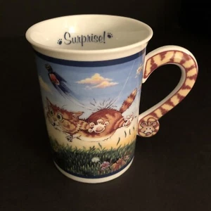 Taza/taza de porcelana para gatos cómicos Danbury como nueva Gary Patterson, ¡SORPRESA! - Imagen 1 de 9
