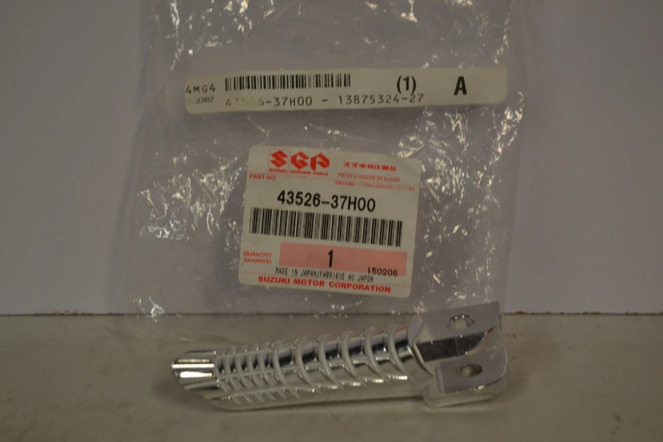 Fabricante de equipamento original Suzuki Footpeg dianteiro esquerdo 43526-37H00 GSXR600 GSXR750 GSXR1000 2008-2015 - Imagem 1 de 1