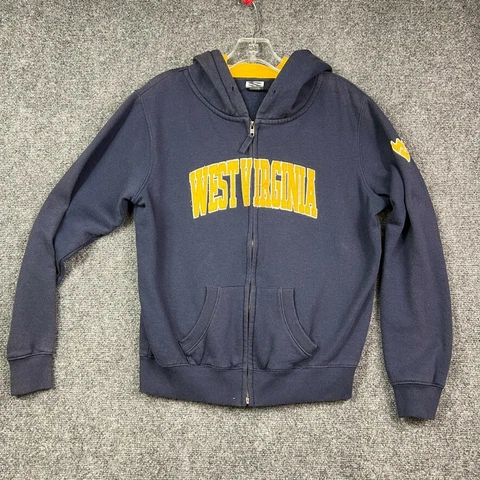 West Virginia Mountaineers Stadium Athletic Women Arched Name Full-Zip Hoodie M Cover