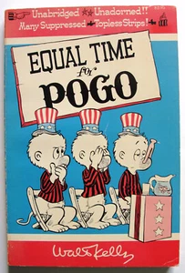 EQUAL TIME FOR POGO ~ Trade Paperback Book ~ WALT KELLY 1968 - Imagen 1 de 4