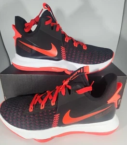 Men's Nike LeBron Witness 5 Basketball Shoes Black Red Mens 11 CQ9380-005 - Picture 1 of 5