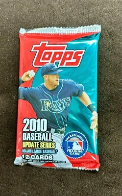 Topps Baseball 2010 Update Series 12 Card Pack New - Image 1 of 2