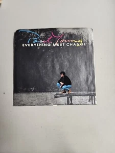 Paul Young - Everything Must Change - RECORD SLEEVE ONLY (45RPM 7”) (AA52) - Bild 1 von 3