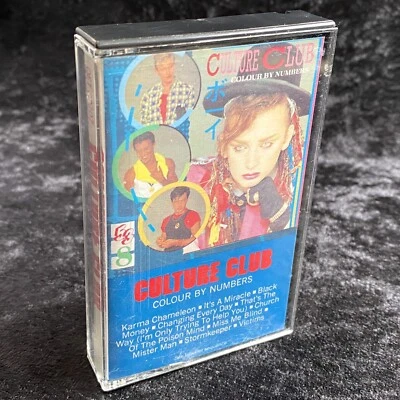 Culture Club Colour By Numbers Cassette Tape Virgin 1983 Karma Chameleon  - Image 1 of 4