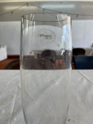 "Florero de vidrio bala transparente Winward Decor, centro de mesa floral de 2,16 pies cúbicos, 10"" de alto" Foto 1 de 4