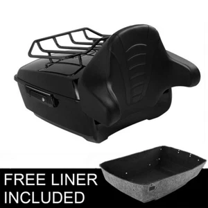 Portaequipajes con respaldo de maletero King Pack apto para Harley Tour Pak Road Glide 09-13 - Imagen 1 de 11