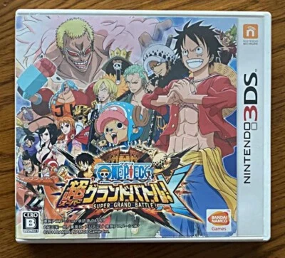 Nintendo 3DS  One Piece Super Grand Battle! X Japanese Games With Box Tested - Image 1 of 2