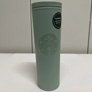Starbucks Winter 2021 Matte Teal Recycled Plastic Hot Tumbler 16 Fl Oz - Picture 1 of 4