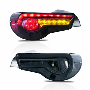 VLAND LED Smoked Tail Lights Rear Lamps For Toyota 86 Subaru BRZ Scion 13-20 - Picture 1 of 10