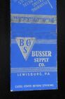 1947 20th Anniversary Busser Supply Co. Plumbing Heating Mill Lewisburg PA Union