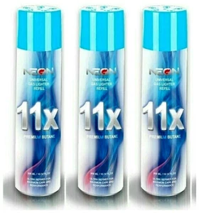 Neon Gas Refill Butane Universal Fluid Fuel Ultra 11X Refined 10.14 Oz (3 pack) - Picture 1 of 1