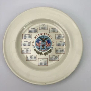 Vintage 1776 - 1976 Bicentennial Calendar Collector Plate - Picture 1 of 10