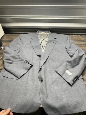 Christian Brooks  Suit Top Mens 50 Charcoal Pinstripe USA - Image 1 of 4
