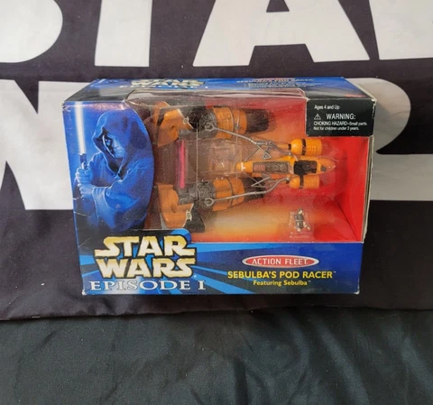 Sebulba's Pod Racer Episode 1 STAR WARS Micro Machines Action Fleet MIB Cover