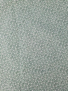 Vintage Calico Mini Print Jadite Green With White flowers 32" x 42" - Picture 1 of 3