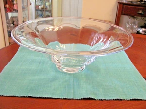 GORGEOUS 'SIMON PEARCE' USA SHELBURNE 14 1/2" ROUND FOOTED CENTERPIECE BOWL EXC - Picture 1 of 11