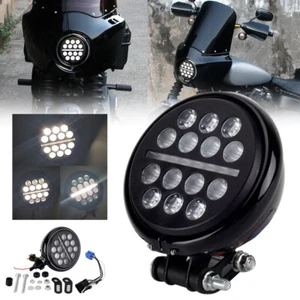 For Harley Softail Low Rider ST FXLRST 5.75'' LED Headlight Lamp Kit W/ Bracket - Picture 1 of 12