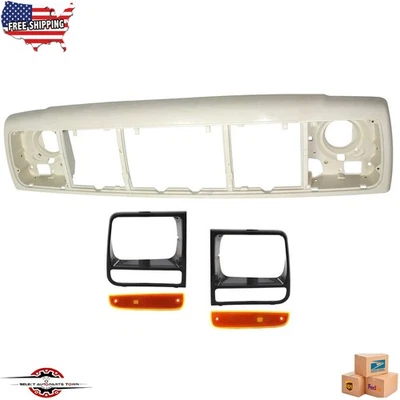 Fits 1998-2001 Jeep Cherokee Front Header Panel Headlamp Door Side Marker Lamp Foto 1 de 4