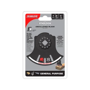 Diablo 92mm Starlock Bi-Metal Multi-Tool Blade for General Purpose Cuts - Bild 1 von 2