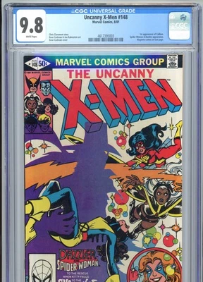 Uncanny X-Men #148 CGC 9.8 White Pages Dazzler Spider-Woman Marvel Comics 1981 - Image 1 of 3