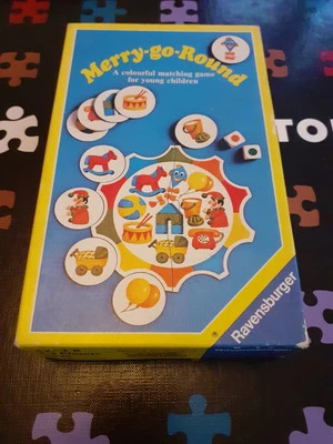 🎲 Merry Go Round Vintage Ravensburger Game Complete Matching Game 4+ - Image 1 of 4